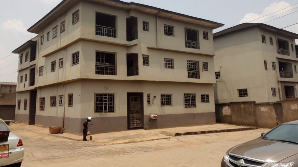 4-Block Building with Multiple Flats & Warehouse